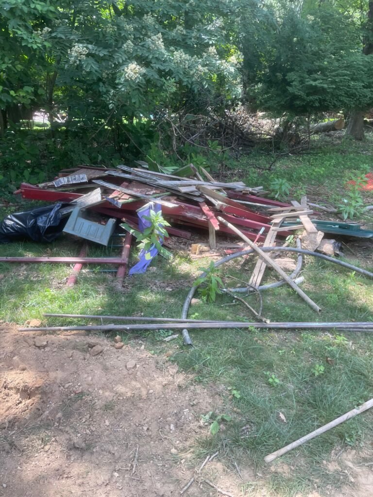 backyard cleanout wayne pa removing debris and outdoor junk