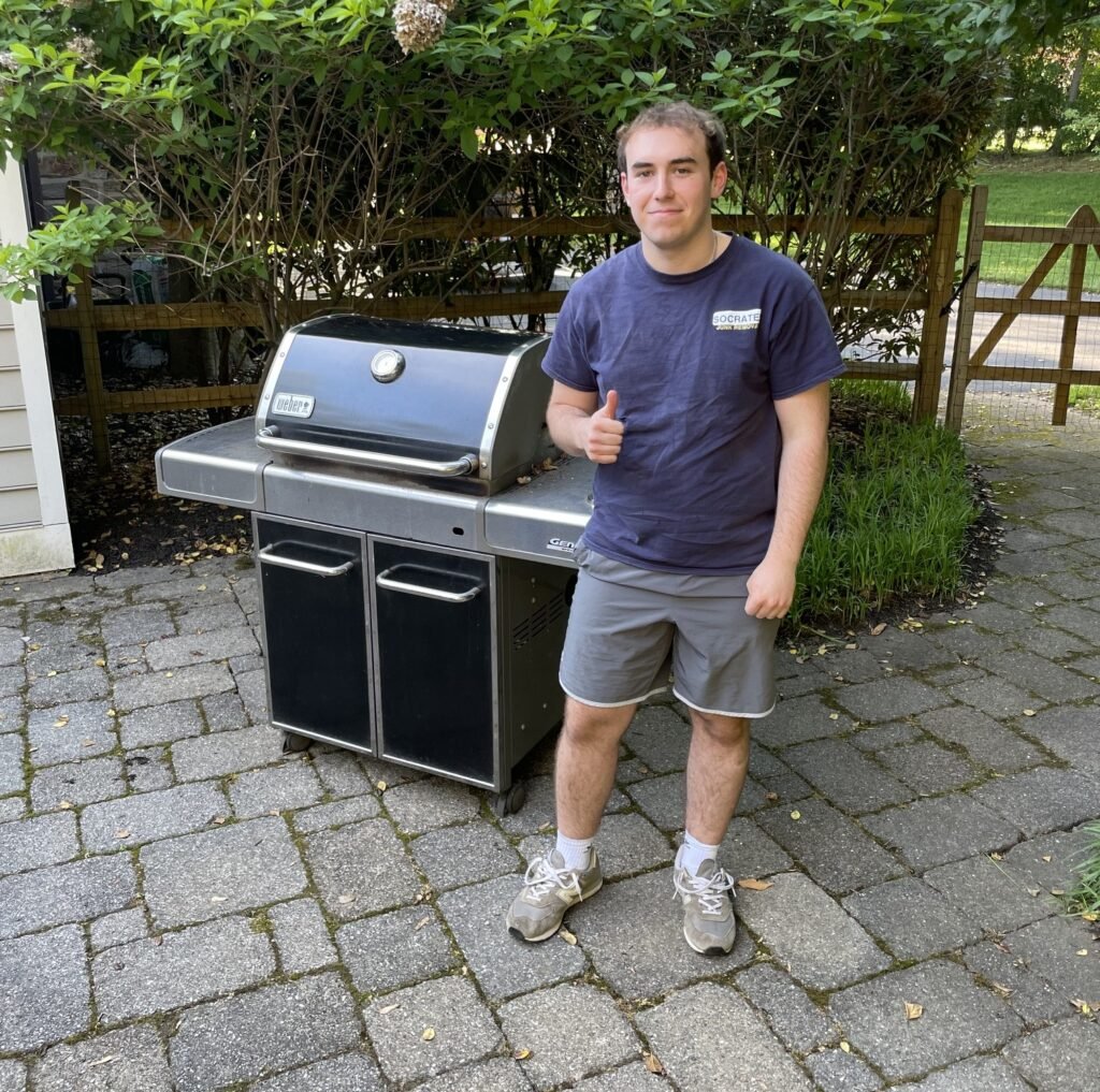 Grill removal service in Bryn Mawr PA by Socrates Junk Removal