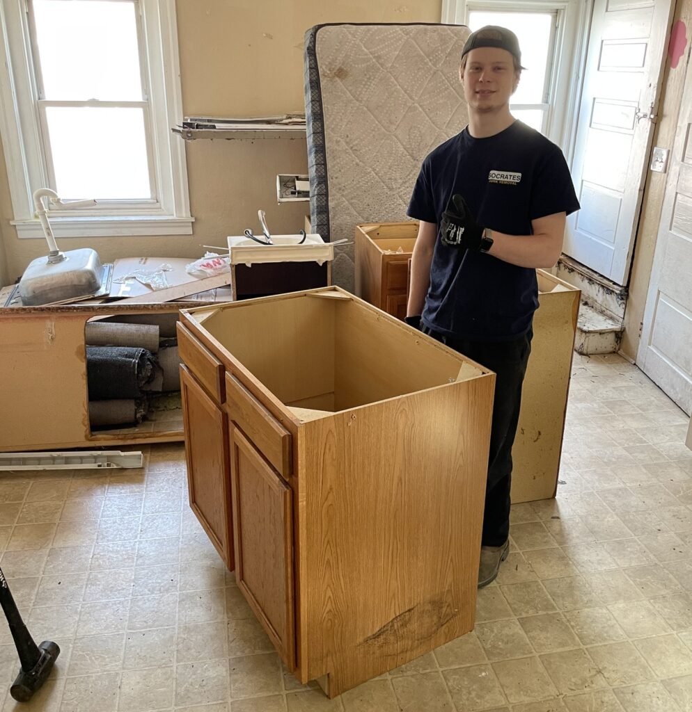Hoarder cleanout and junk removal service in Norristown PA by Socrates Junk Removal