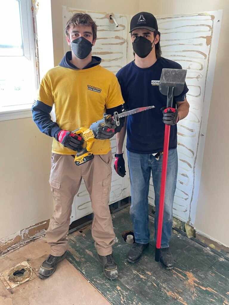 Socrates Junk Removal Team in Norristown before Job
